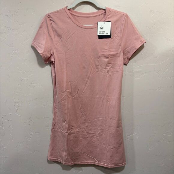 New XS Pink Senita Mini Dress - Picture 1 of 5